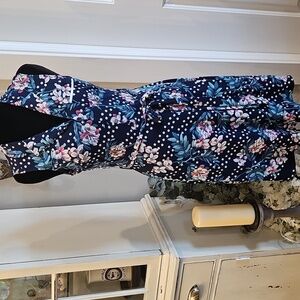 Monteau Collared Sleeveless Dress‎ Size Small